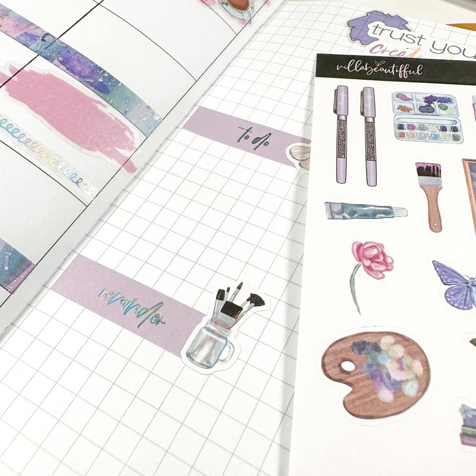 Sticker Sheet | En Plein Air 01 Kit Sheet