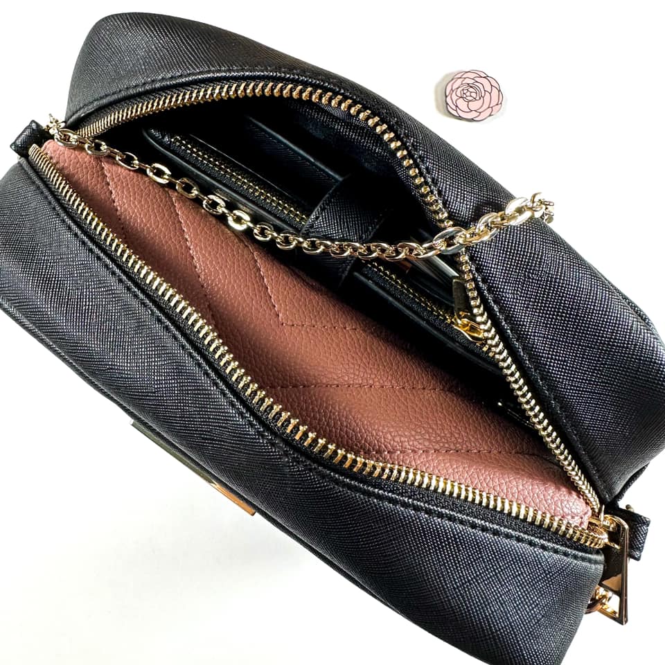 VB Crossbody Purse | Black