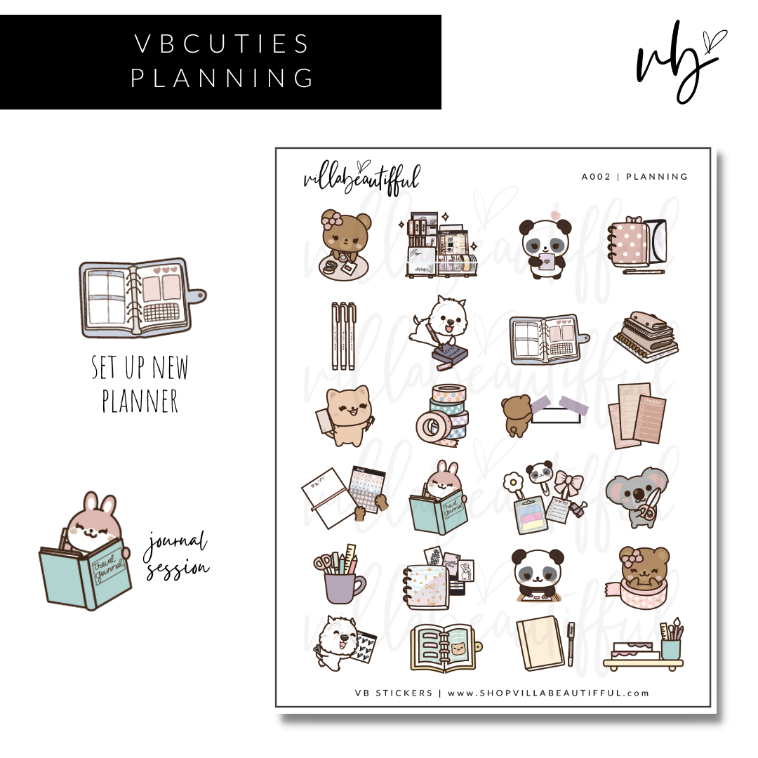 Sticker Sheet | A002 Planning