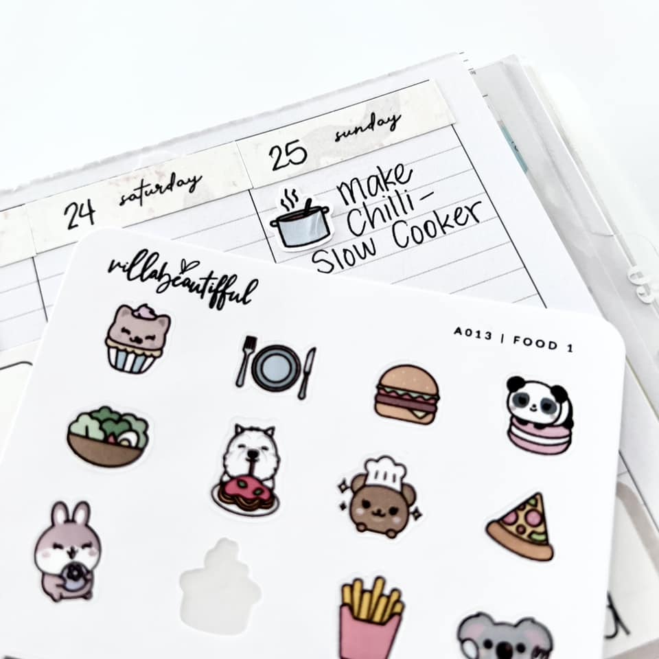 Sticker Sheet | A013 Food 1