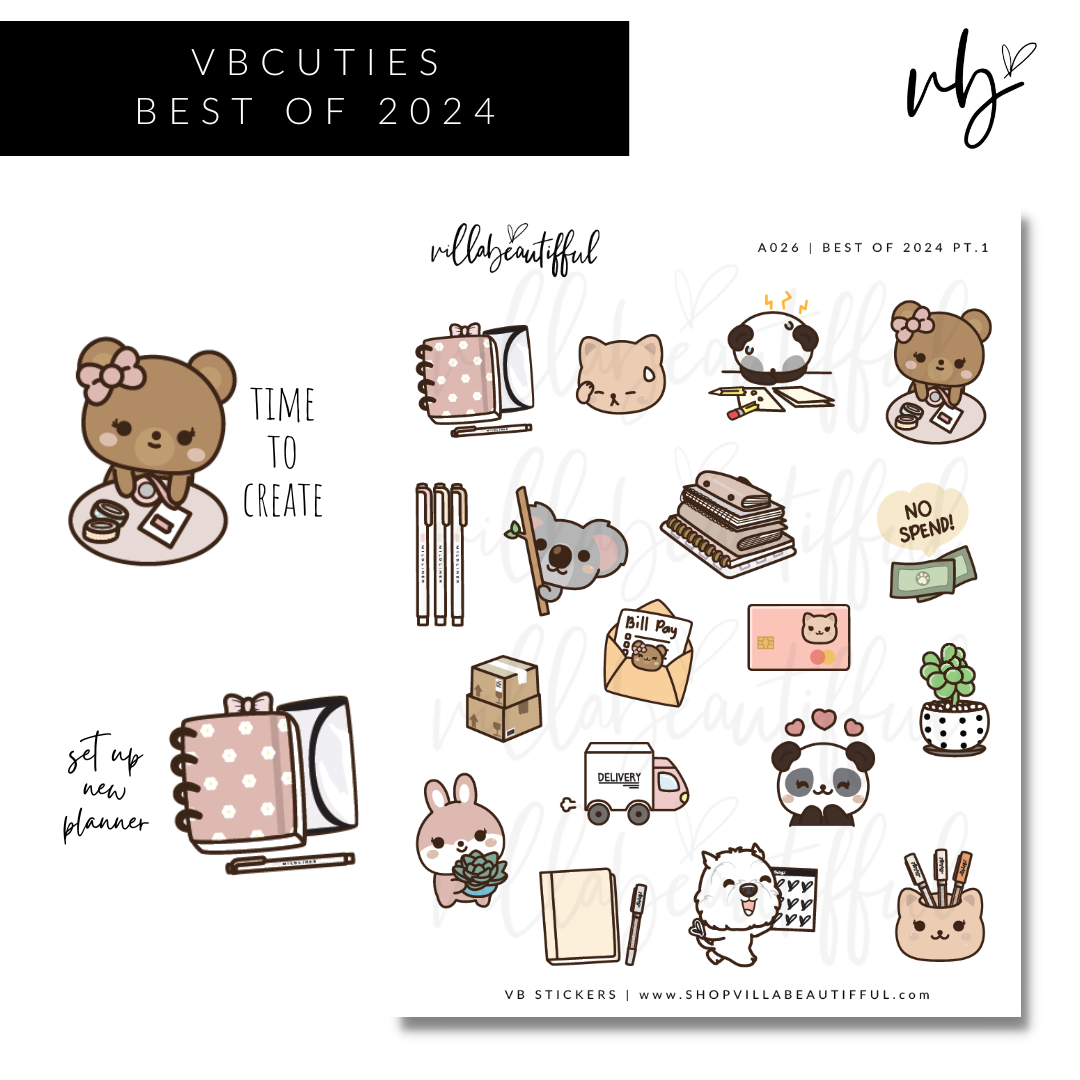 Sticker Sheet | A026 Best of 2024