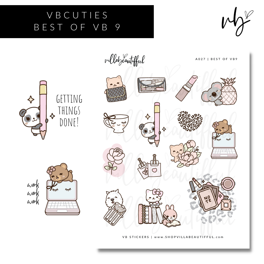 Sticker Sheet | A027 Best of VB 9