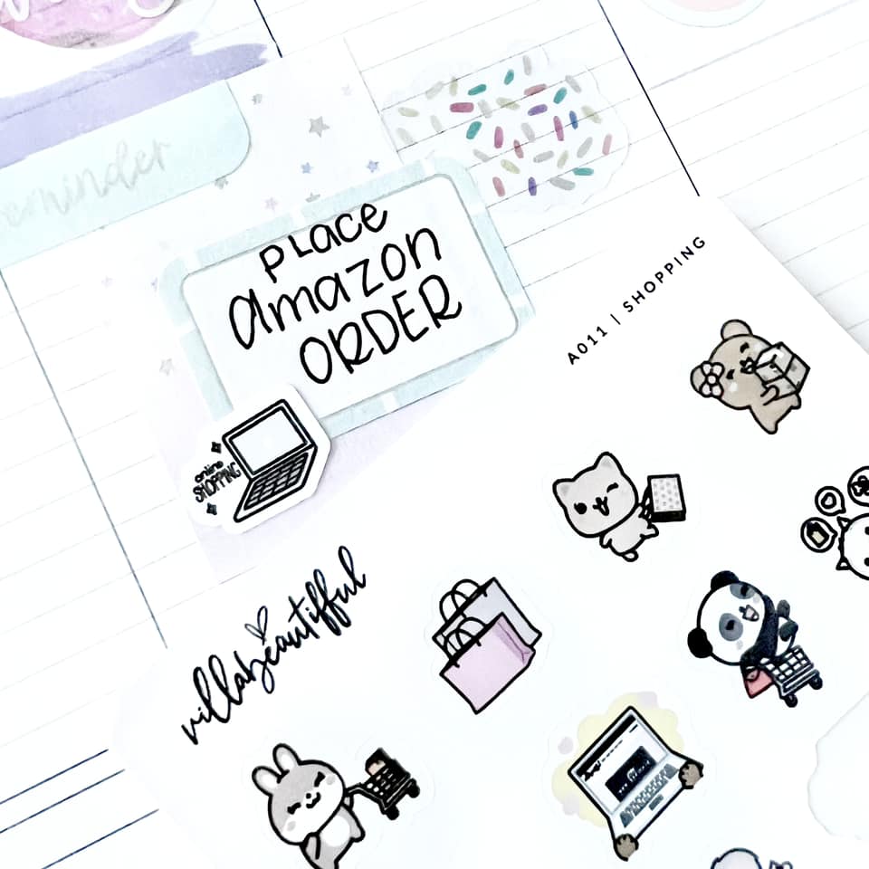 Sticker Sheet | A011 Shopping