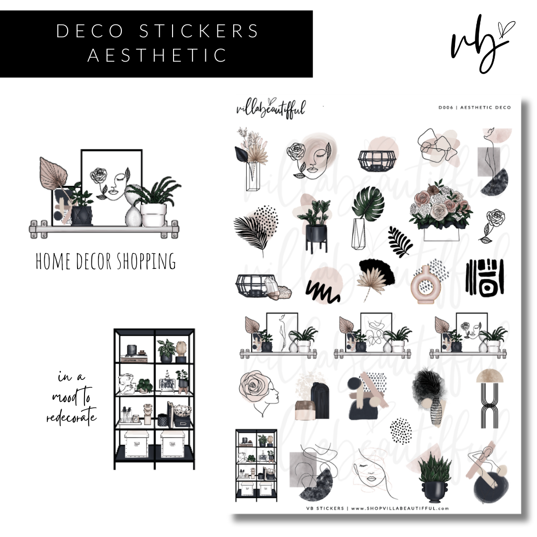 D006 Aesthetic | Sticker Sheet