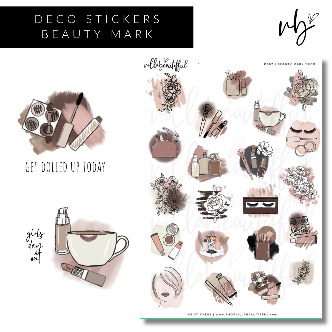 Sticker Sheet | D007 Beauty Mark