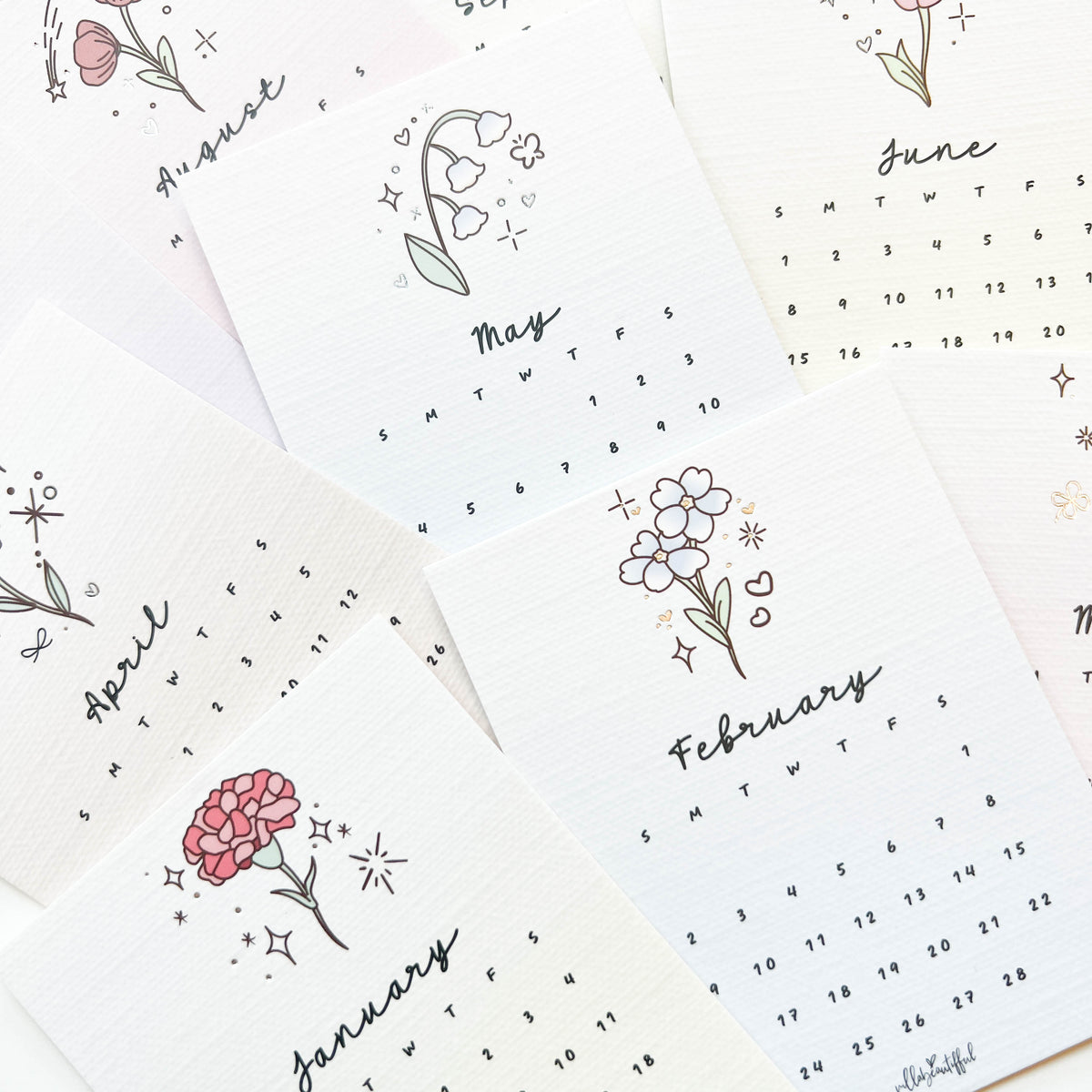 Calendar Cards | 2025