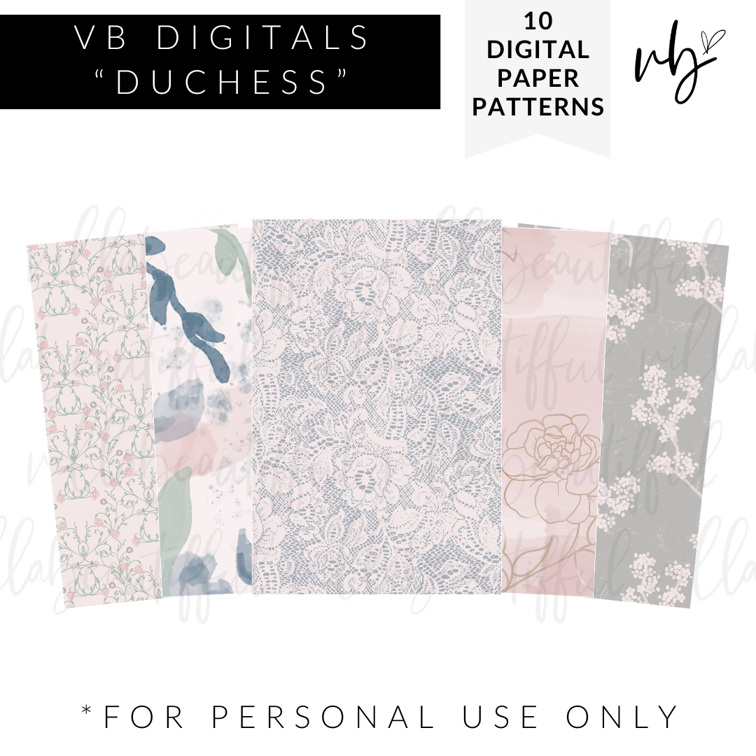 VB Digitals | Duchess Paper Patterns