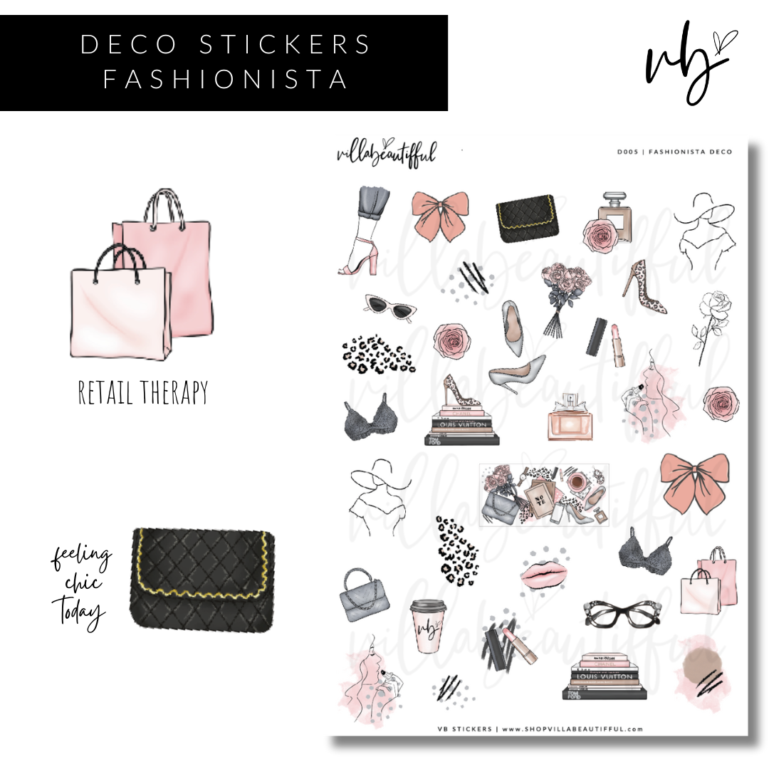 D005 Fashionista | Sticker Sheet