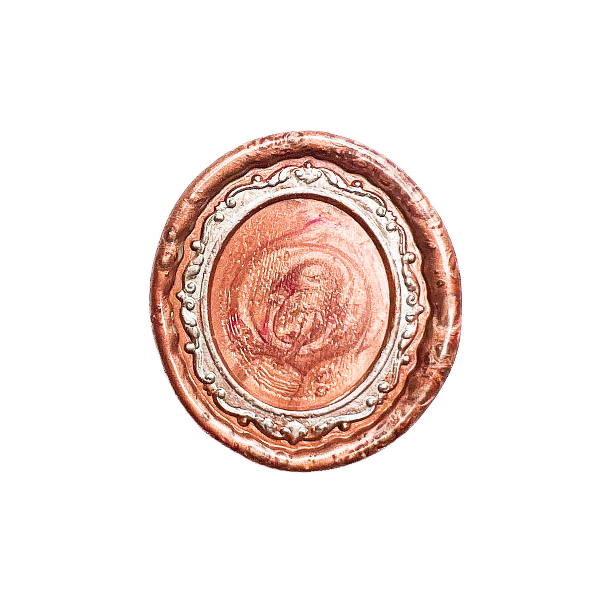 Wax Seal Stamp | Oval Cameo Frame