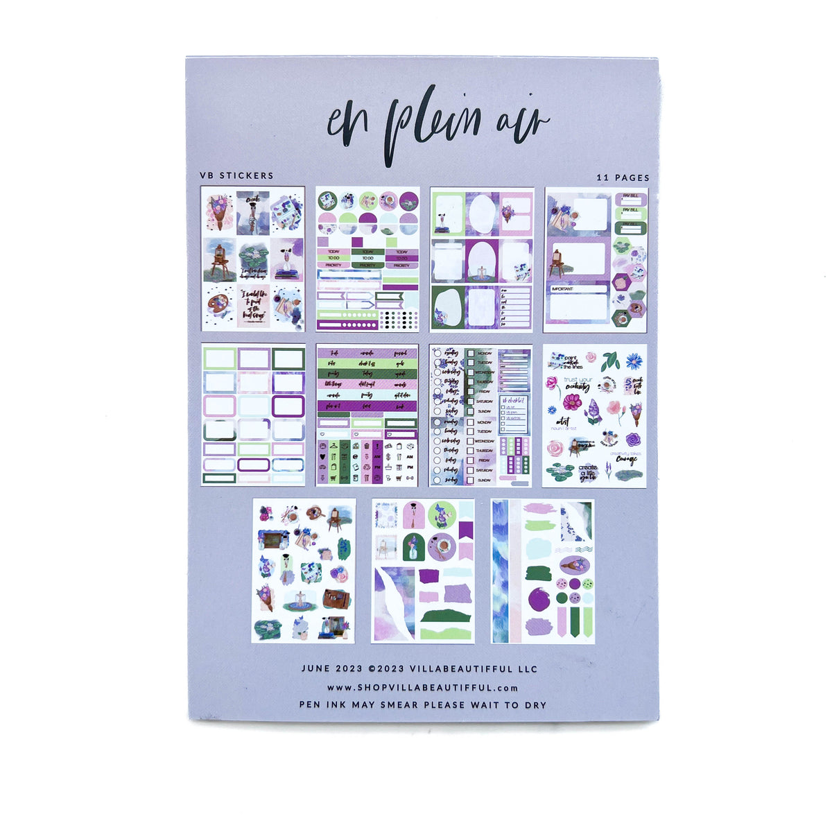 VB Sticker Book | En Plein Air