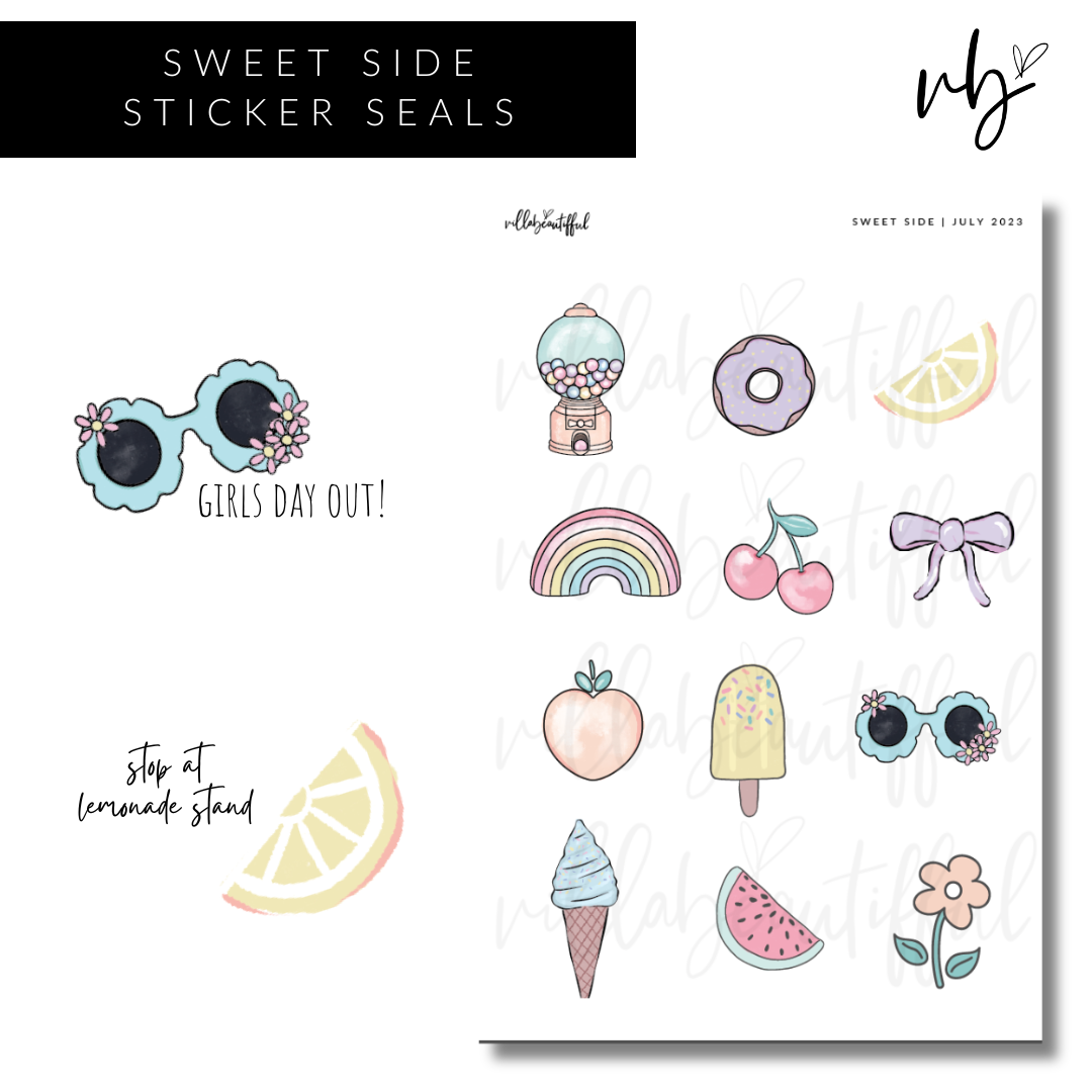 Sticker Sheet | Sweet Side Seals