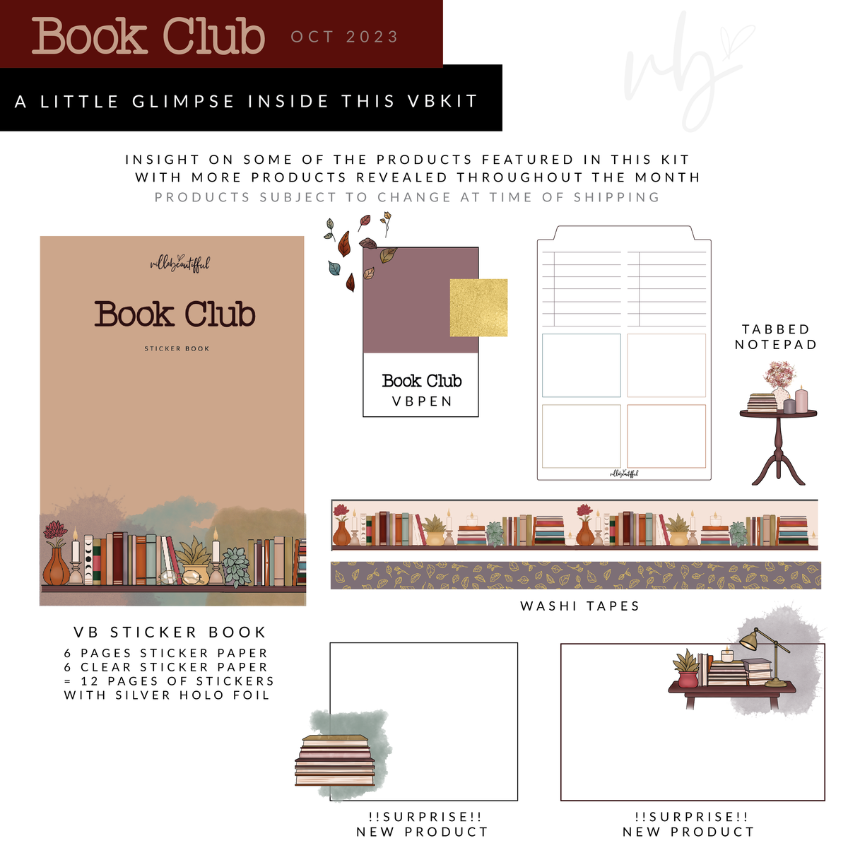 Villabeautifful "Book Club" Mini VBKit