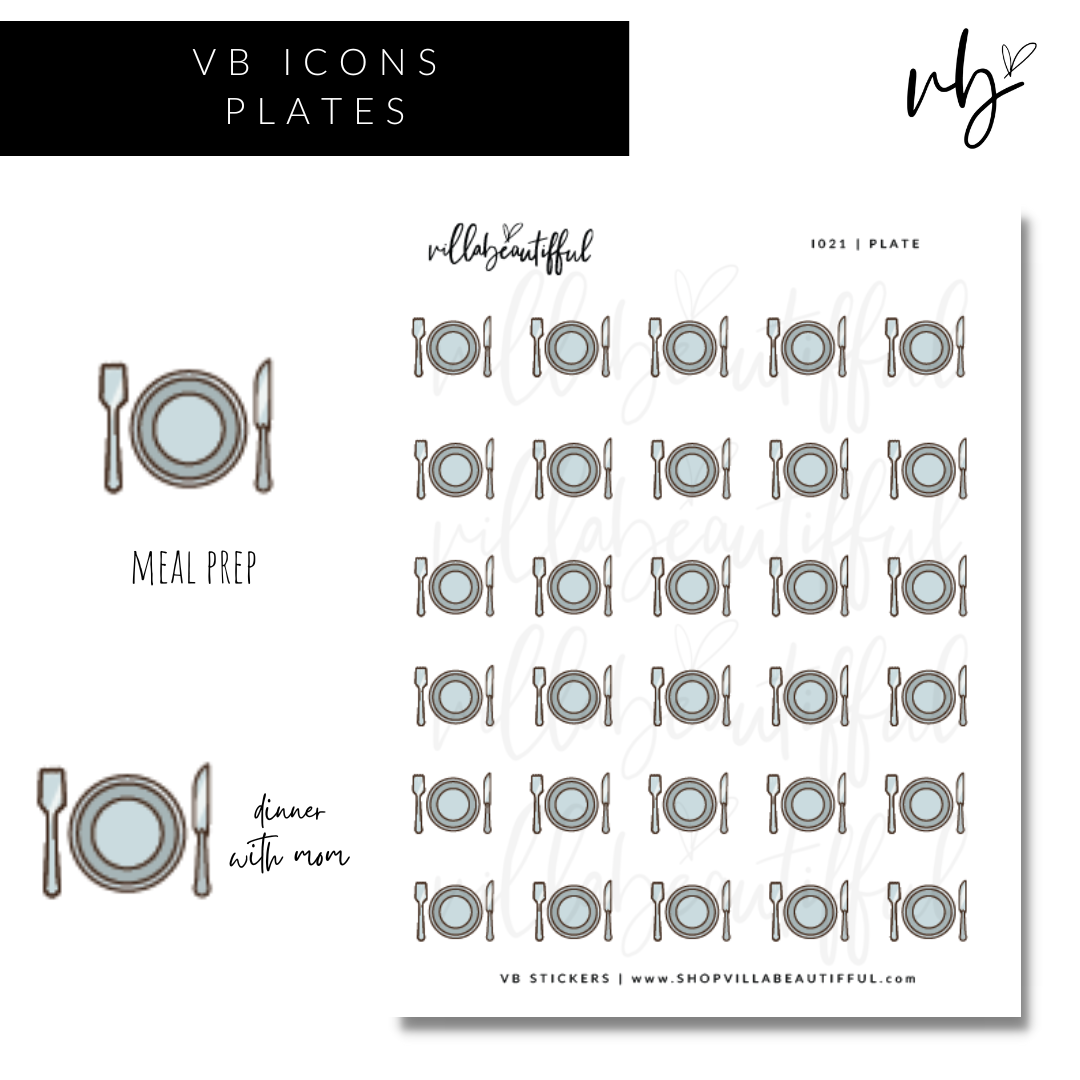 Sticker Sheet | I021 Plates