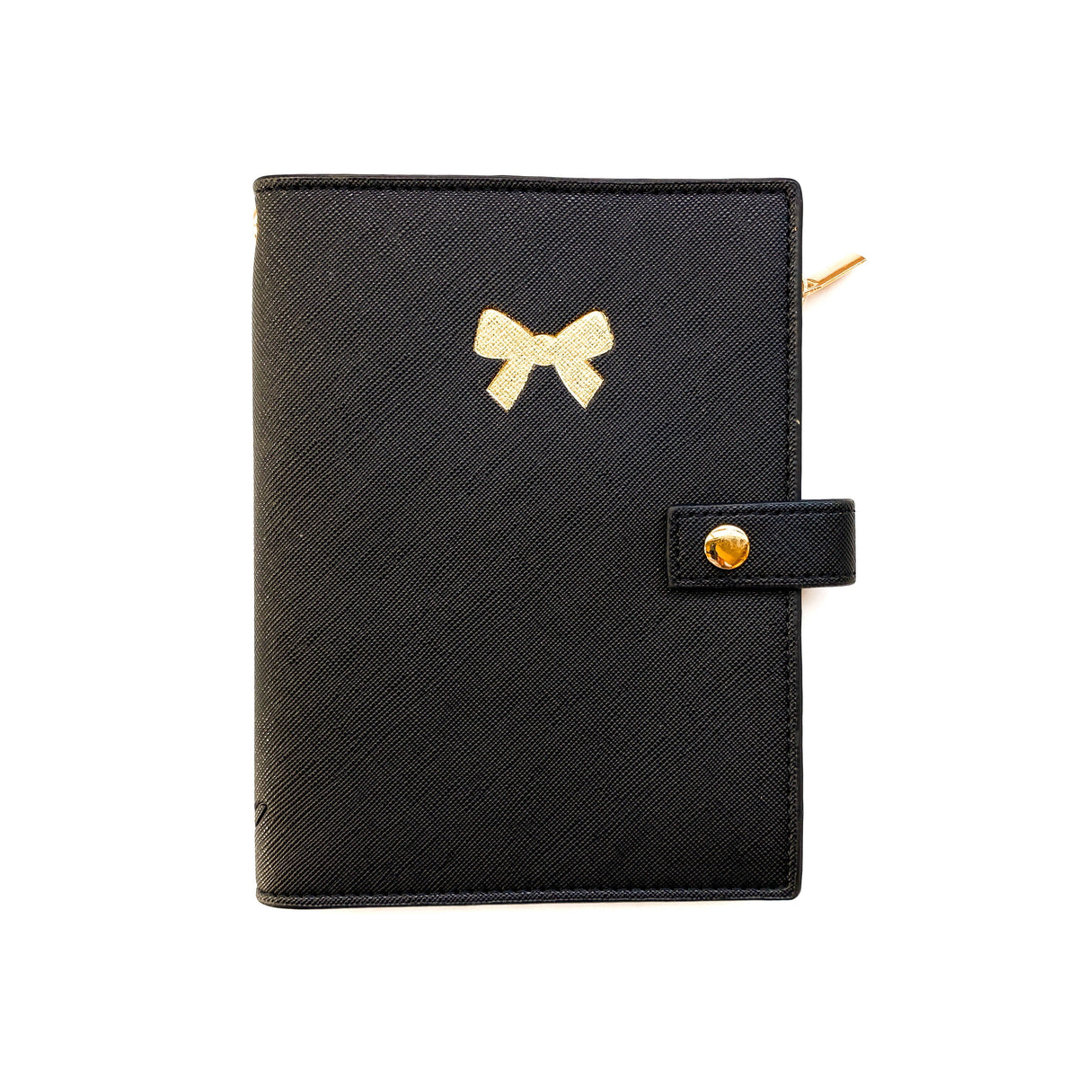 Pocket Book | Black with Gold Bow IMPERFECT