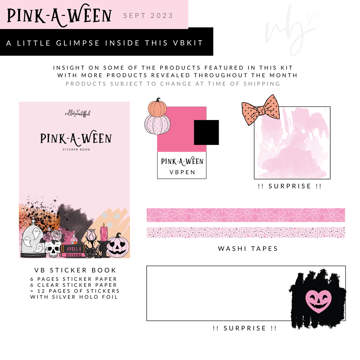 Villabeautifful "Pink-A-Ween" Mini VBKit