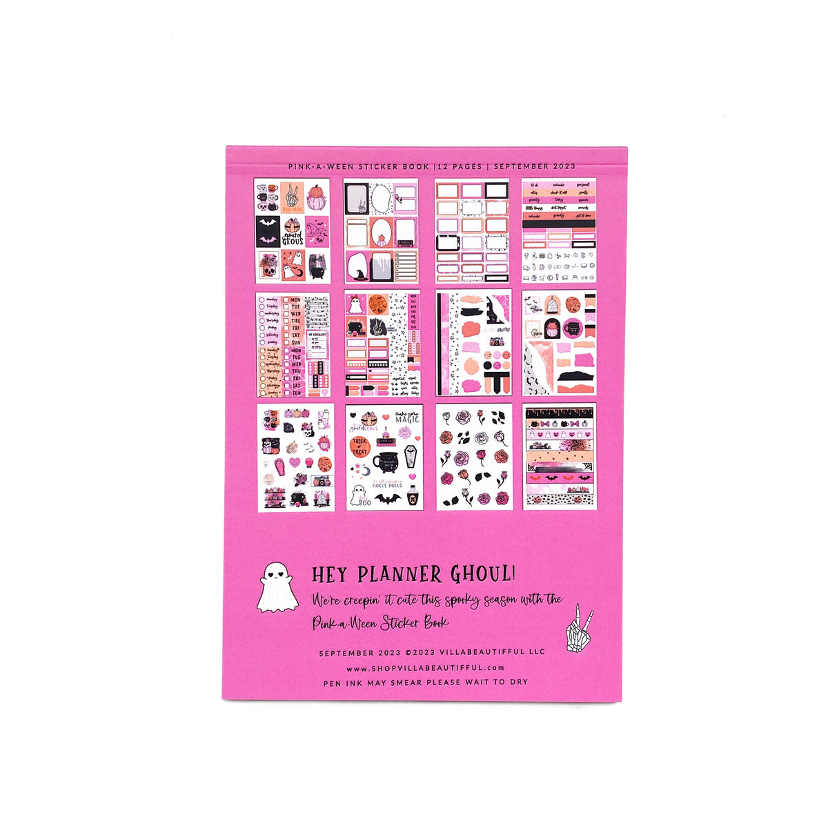 Pink-A-Ween VB Sticker Book