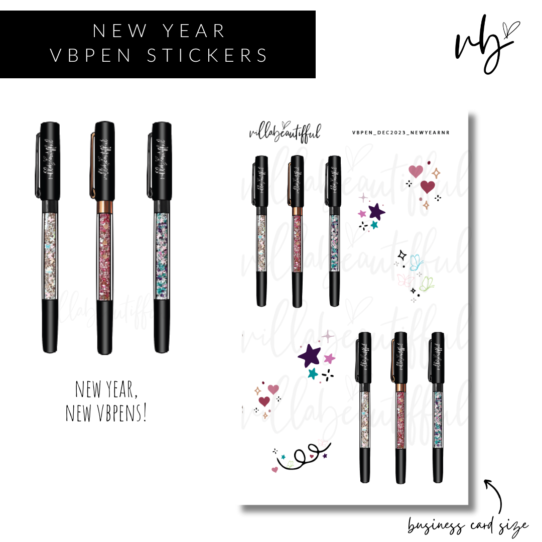 Sticker Sheet | New Release VBPens New Year