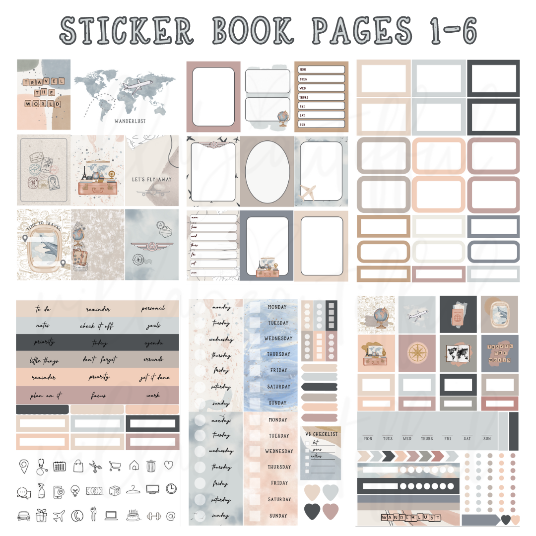 VB Sticker Book | Around the World