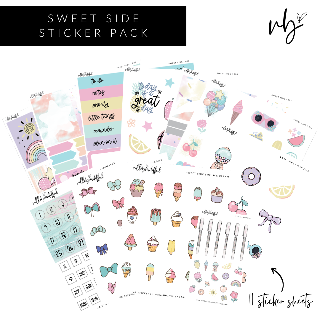 Sticker Pack Folder | Sweet Side