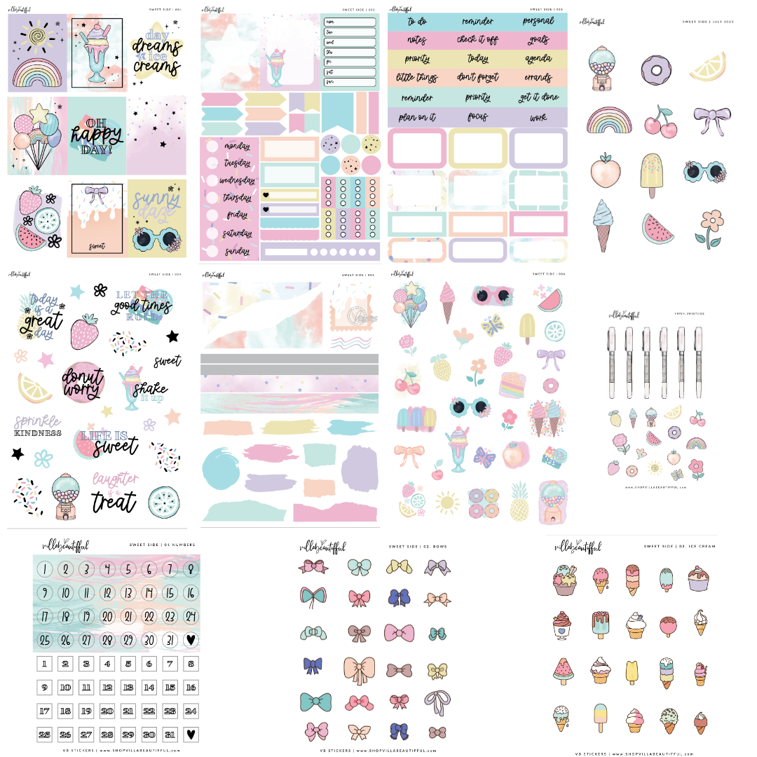 Sticker Pack Folder | Sweet Side