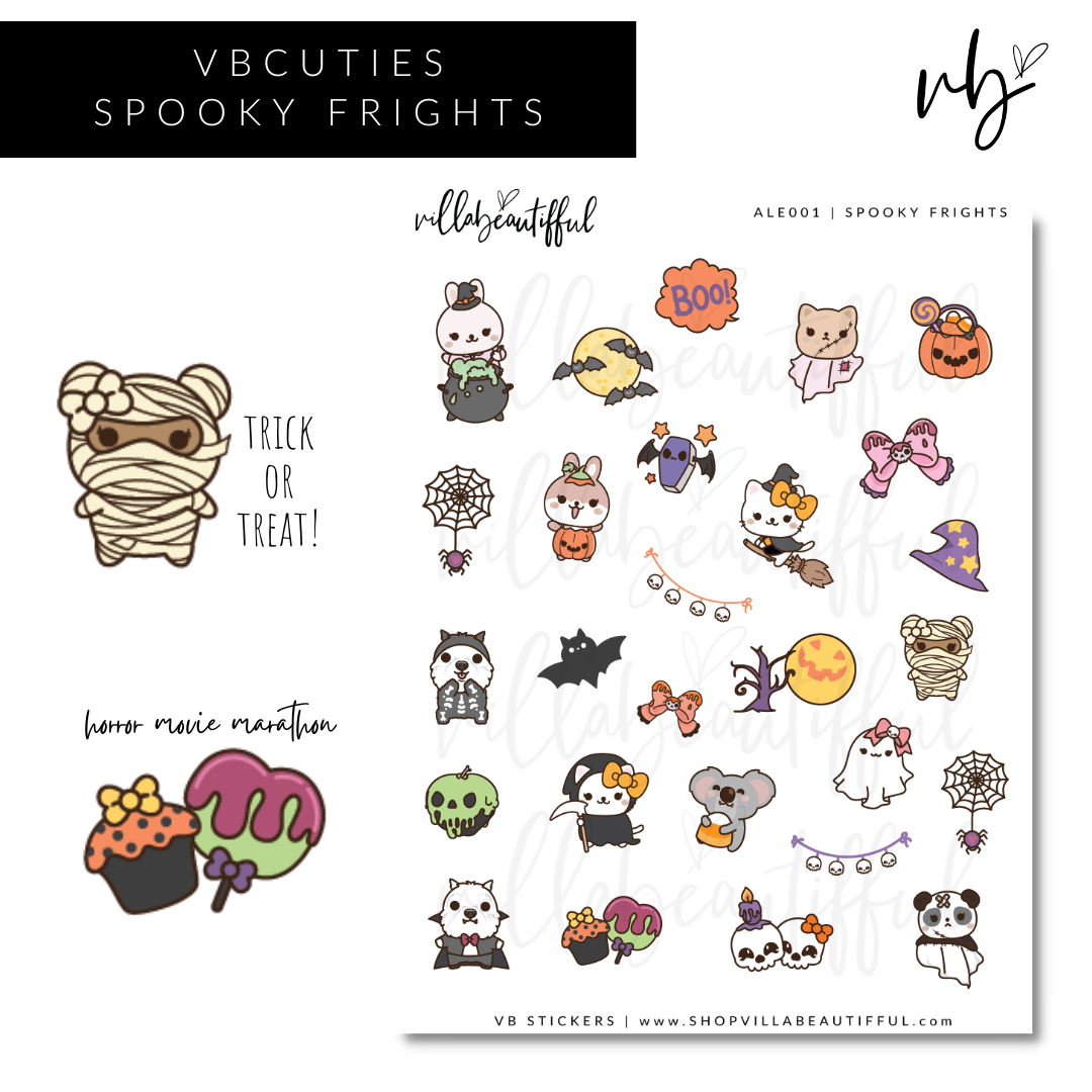 Sticker Sheet | ALE001 Spooky Frights