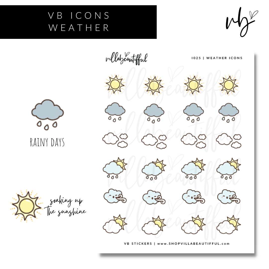 Sticker Sheet | I025 Weather