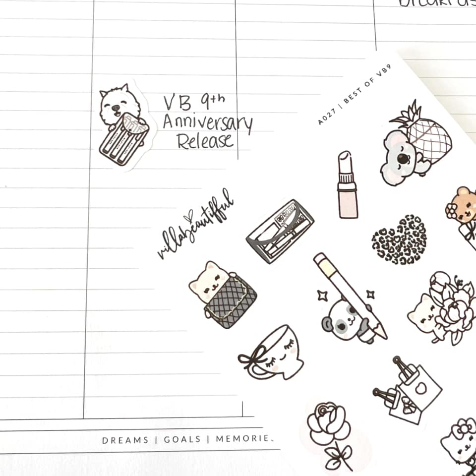 Sticker Sheet | A027 Best of VB 9