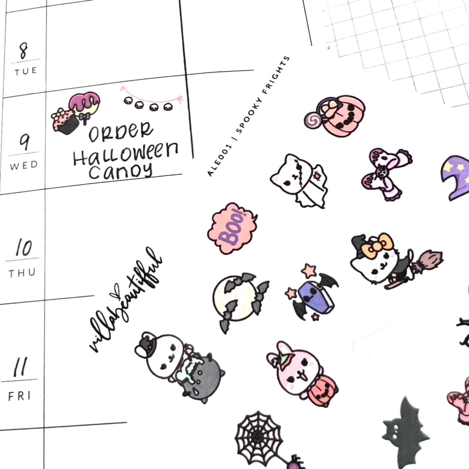 Sticker Sheet | ALE001 Spooky Frights