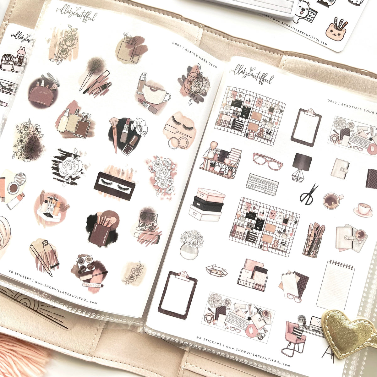 Sticker Sheet | D003 Beautiffy Your Planner