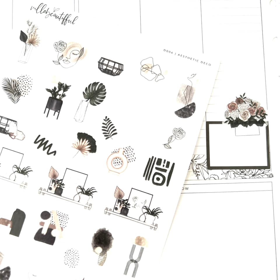 Villabeautifful sale sticker sheets