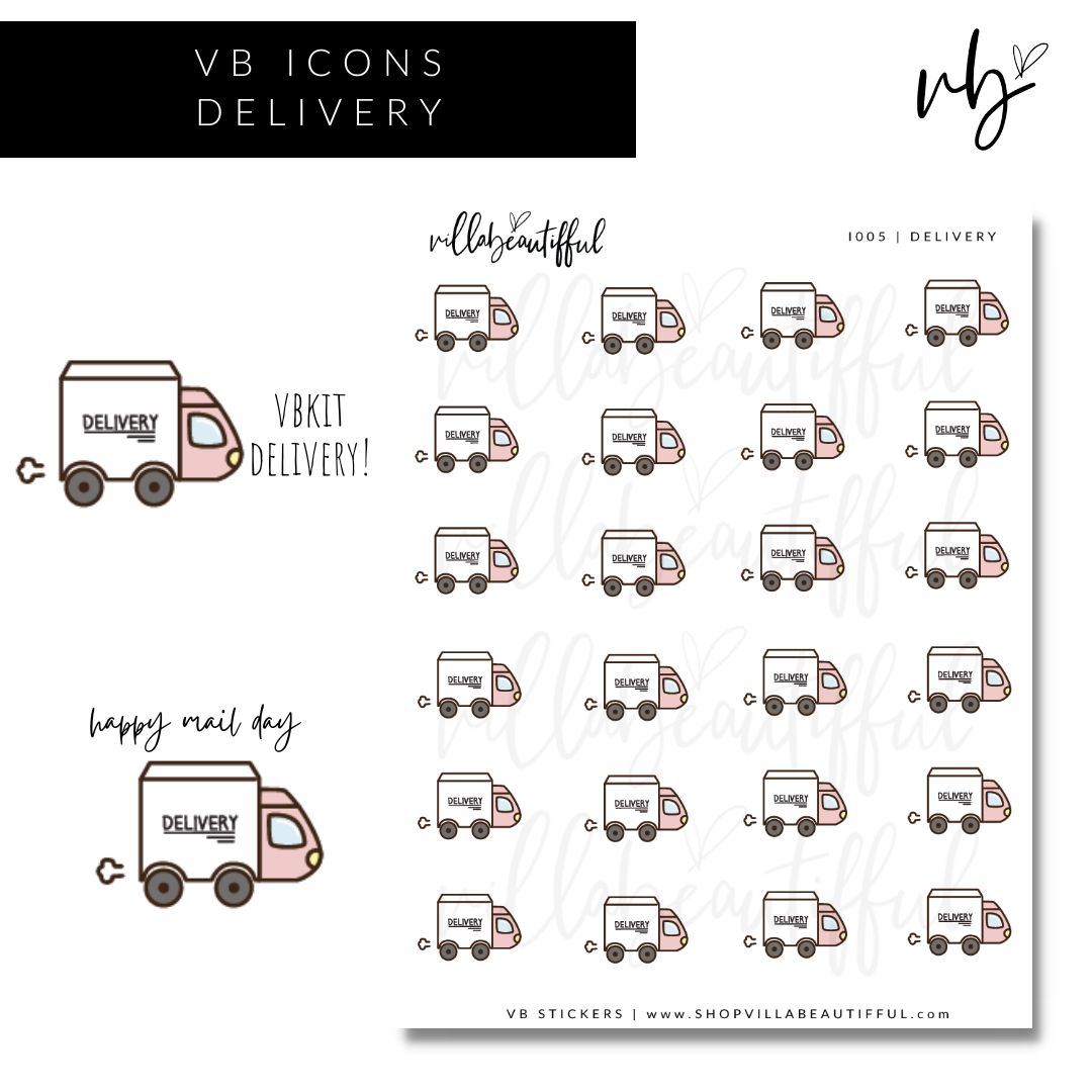 Sticker Sheet | I005 Delivery