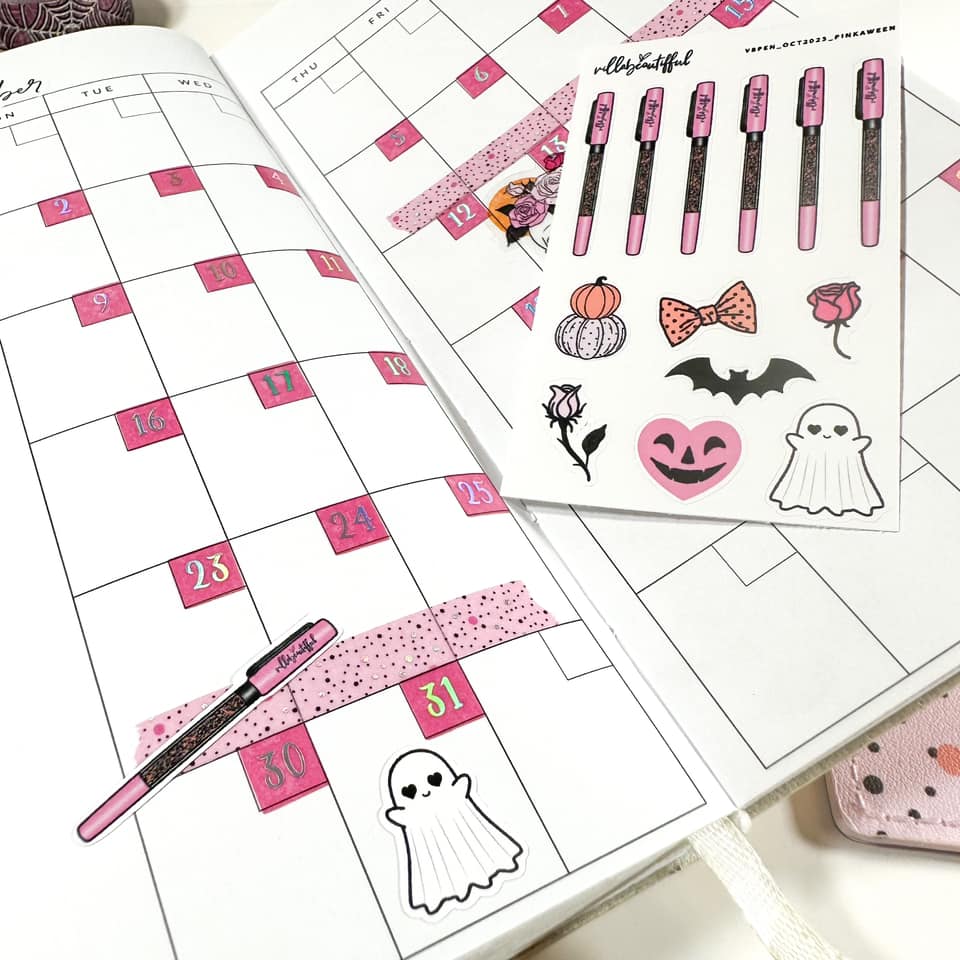 Sticker Sheet | VBPens Mini Pink-A-Ween