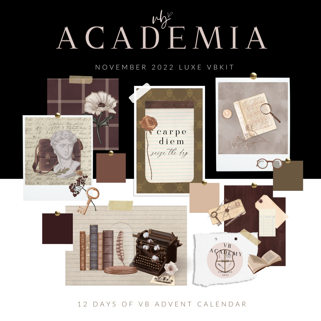 Villabeautifful "Academia" 12 Days of VB Advent Calendar VBKit | Wrapped