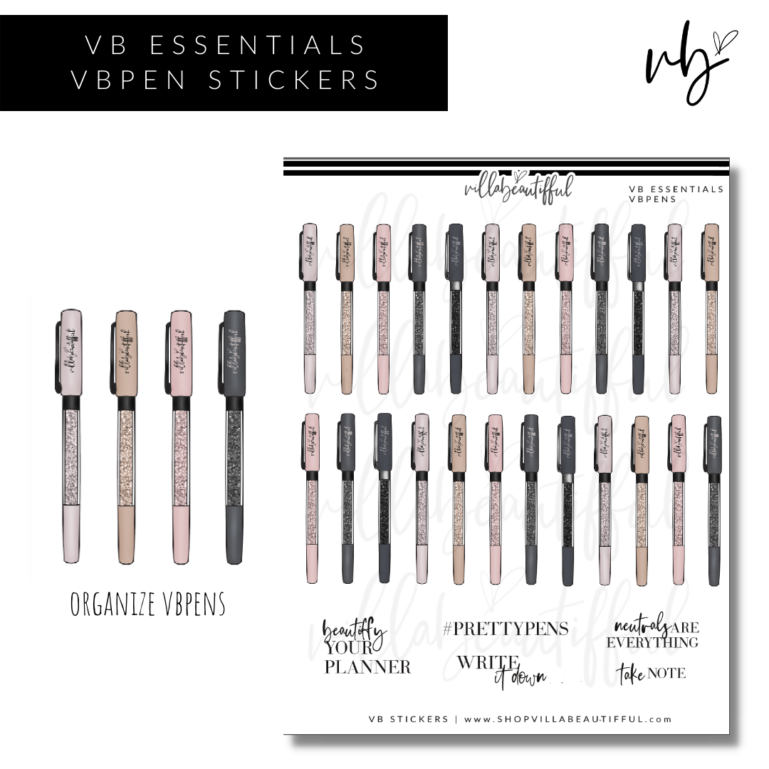 Sticker Sheet | New Release VBPens Anniversary Essentials