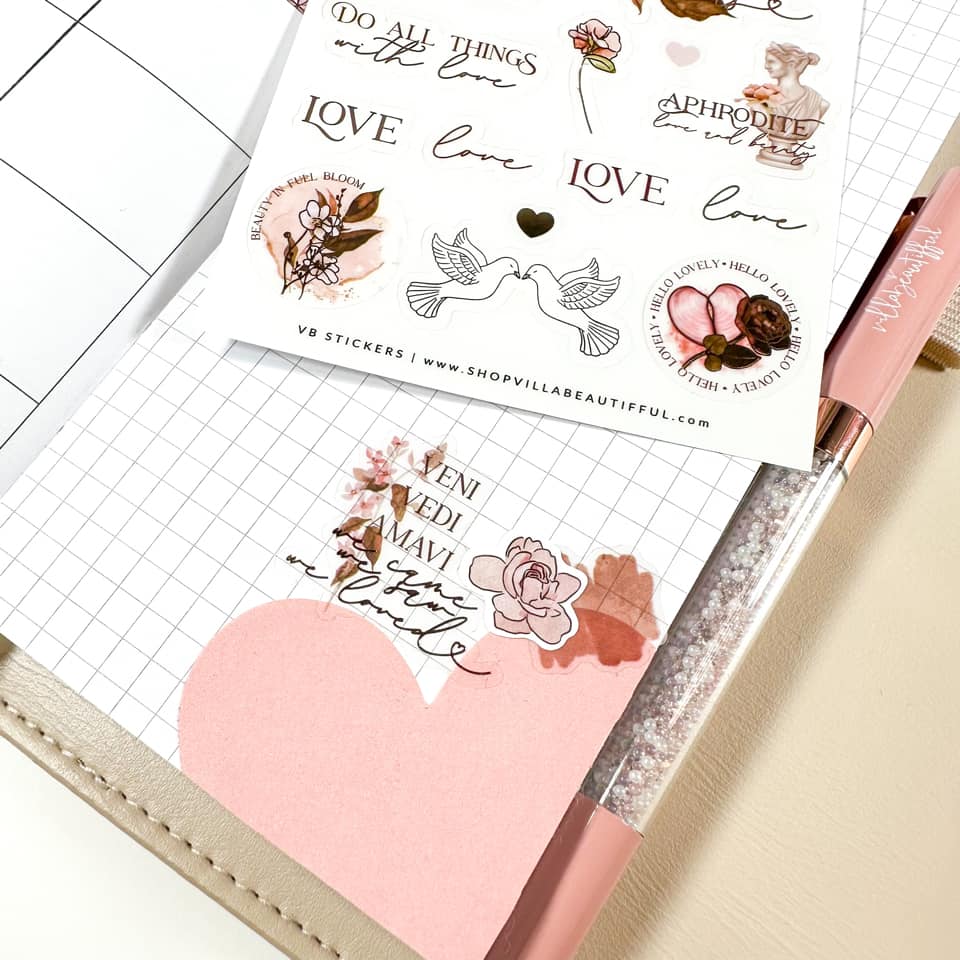 Sticker Sheet | Aphrodite 08 Deco Quotes