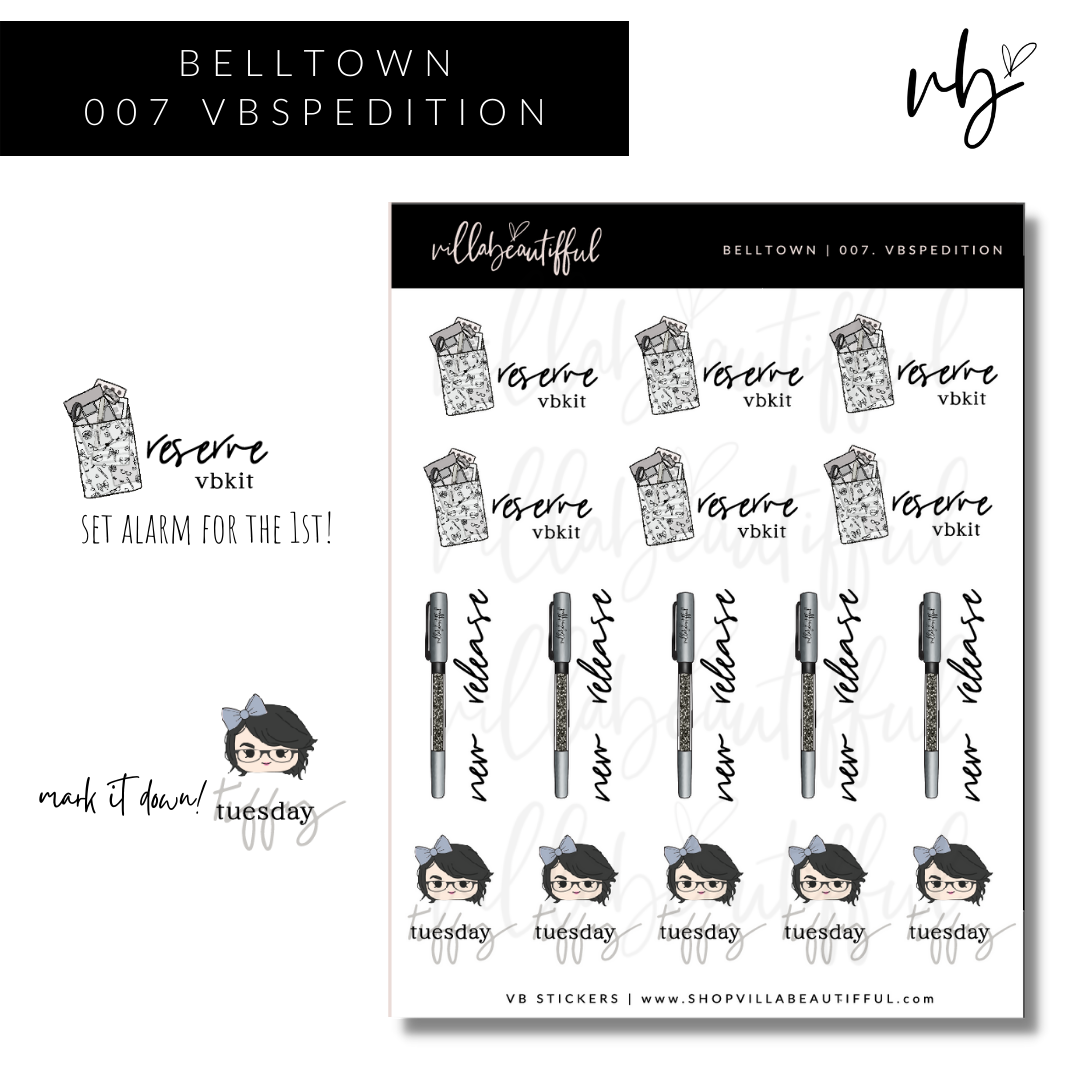 Sticker Sheet | Belltown 07 VBSPEdition