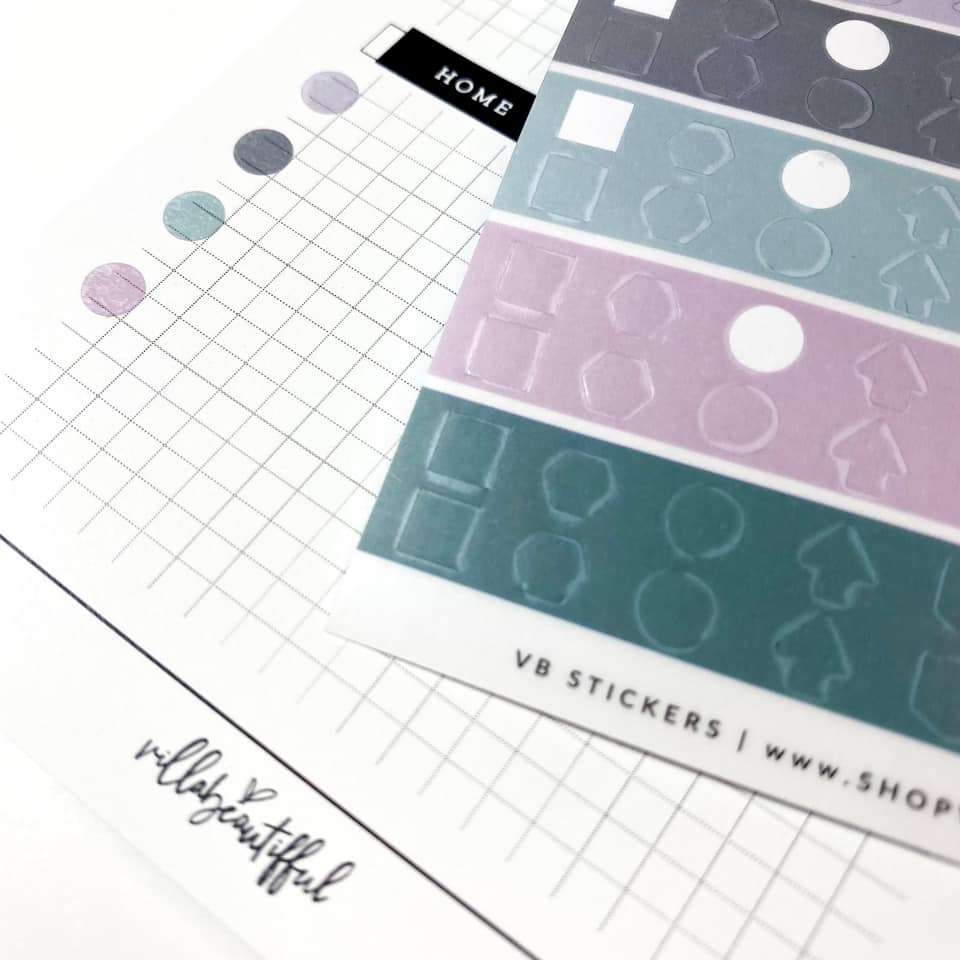 Sticker Sheet | Be Well Small Shapes