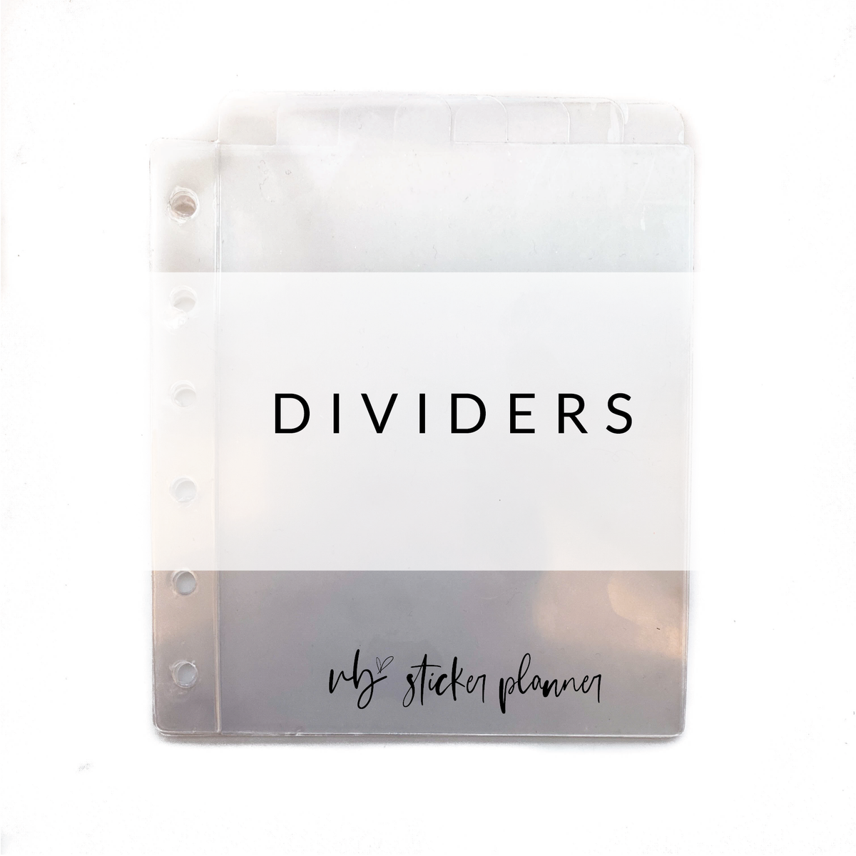 VB Sticker Planner | Clear Dividers