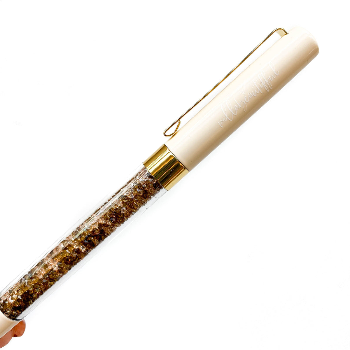 Flat White Imperfect Crystal VBPen | limited pen