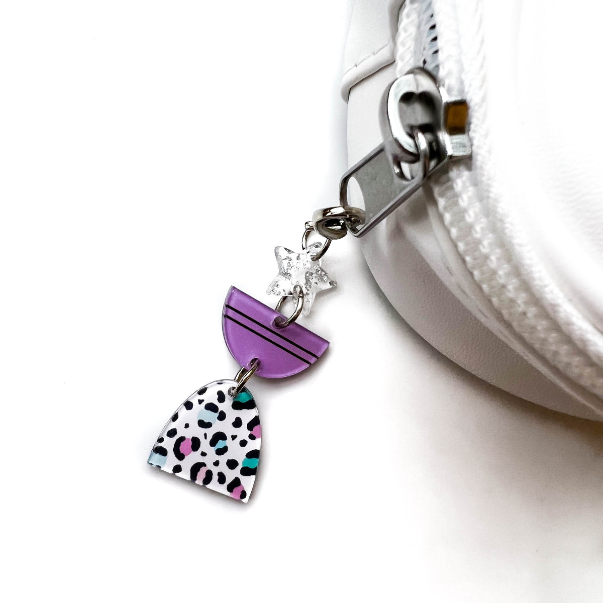 Grl Power Star Acrylic Dangle Charm