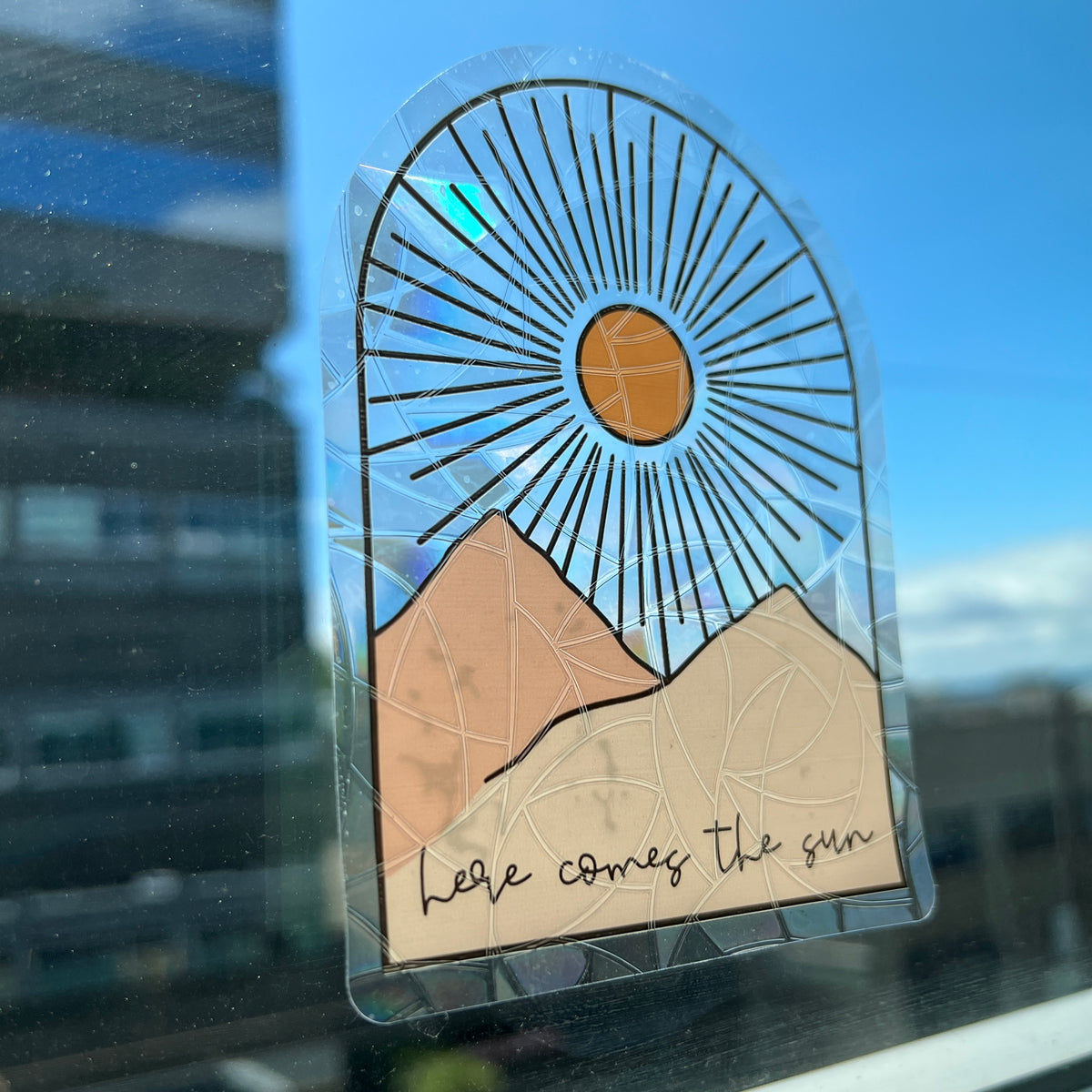 Vinyl Sticker + Solstice Sun Catcher Pack