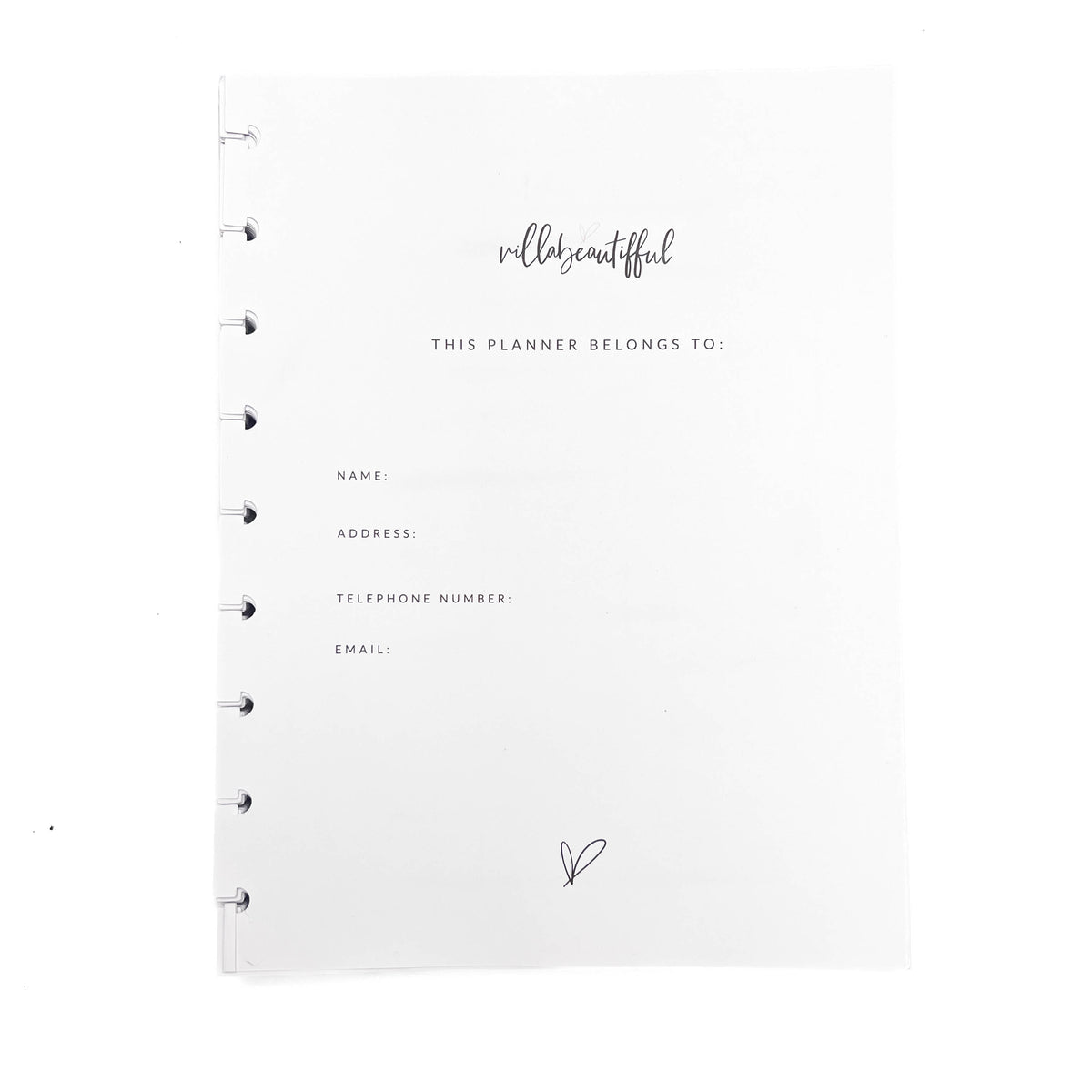 VBPlanner | Undated Monthly + Weekly Inserts