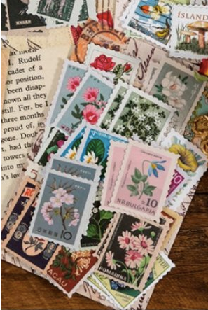 Journal Sticker Pack | Flower Gallery Stamps