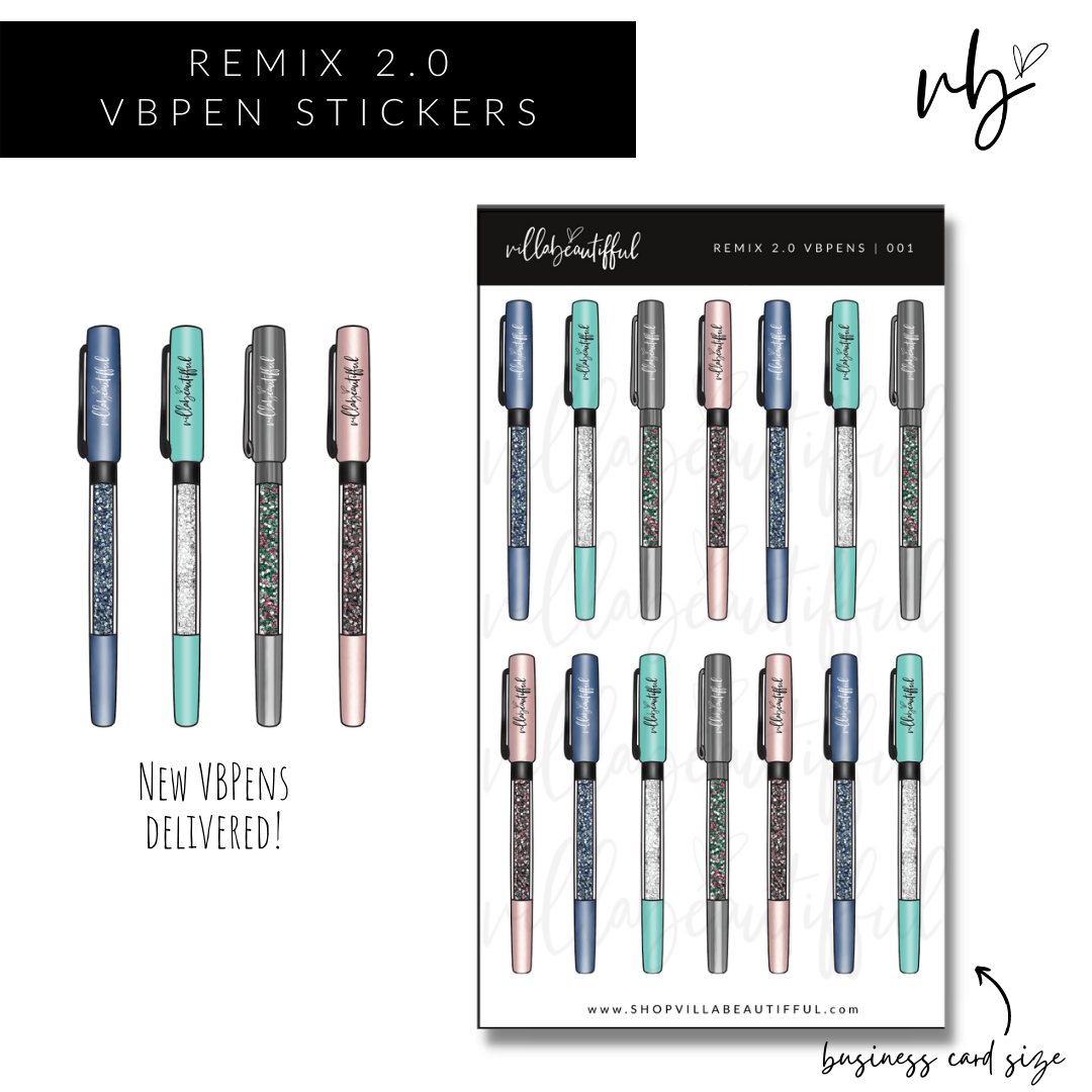 Sticker Sheet | VBPens Mini Remix 2.0