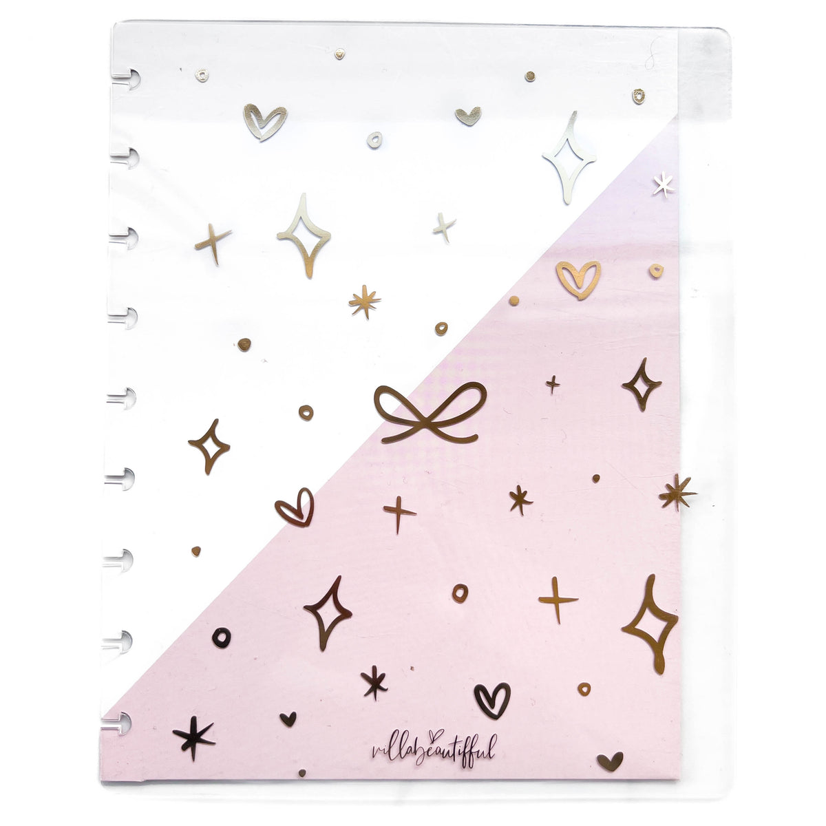 VBPlanner Cover + Pocket | Golden Bow