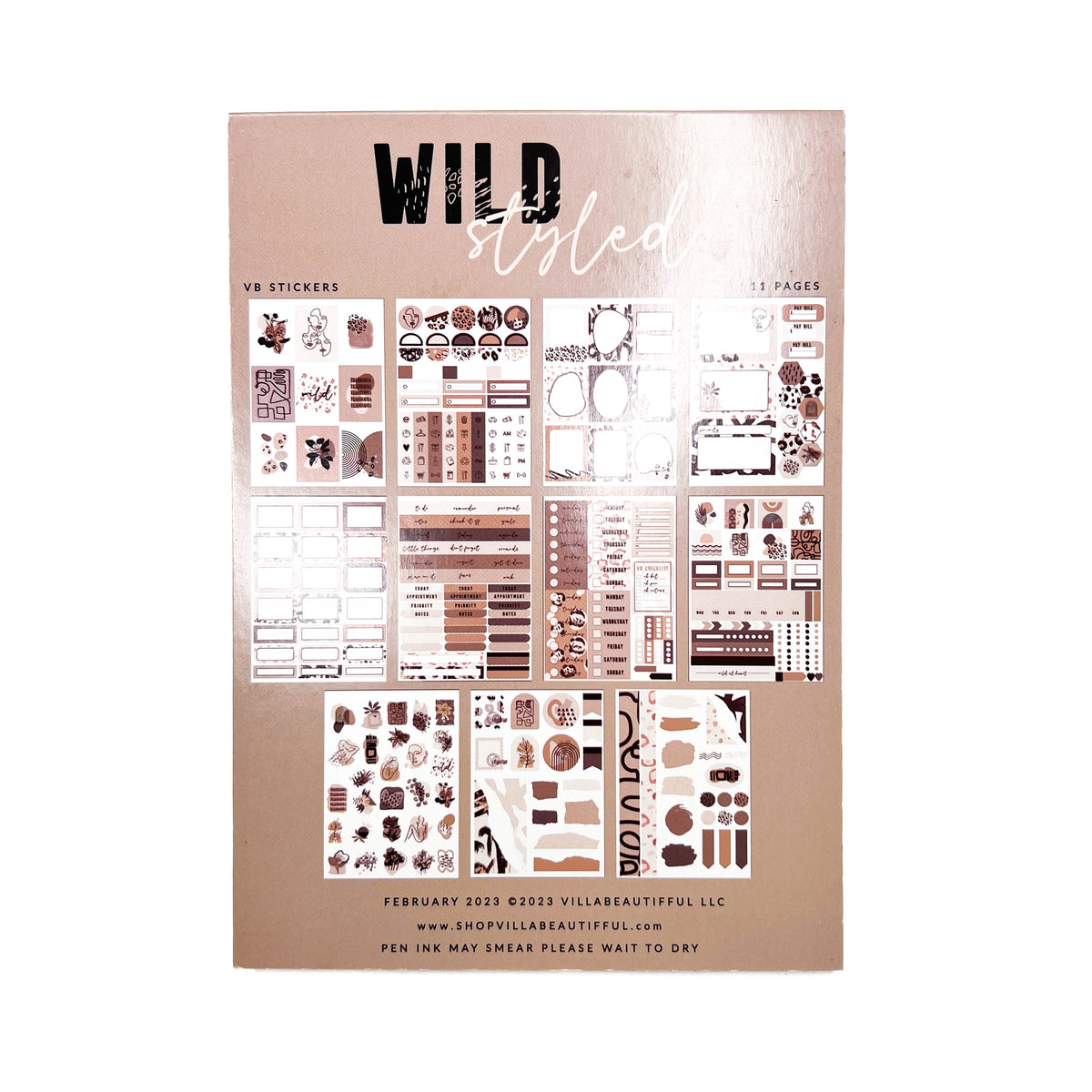 VB Sticker Book | Wild Styled