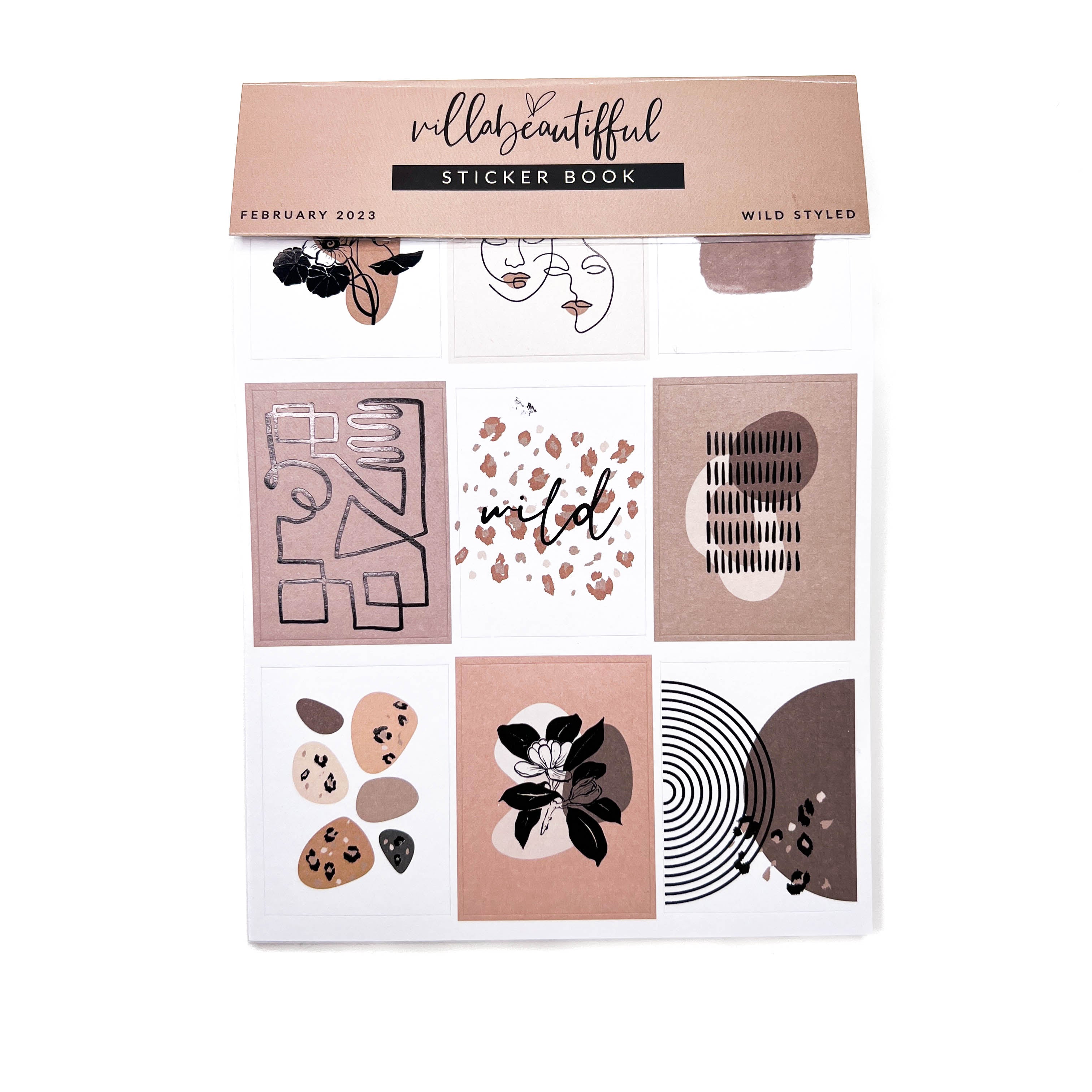 Villabeautifful high quality Refreshed Sticker book