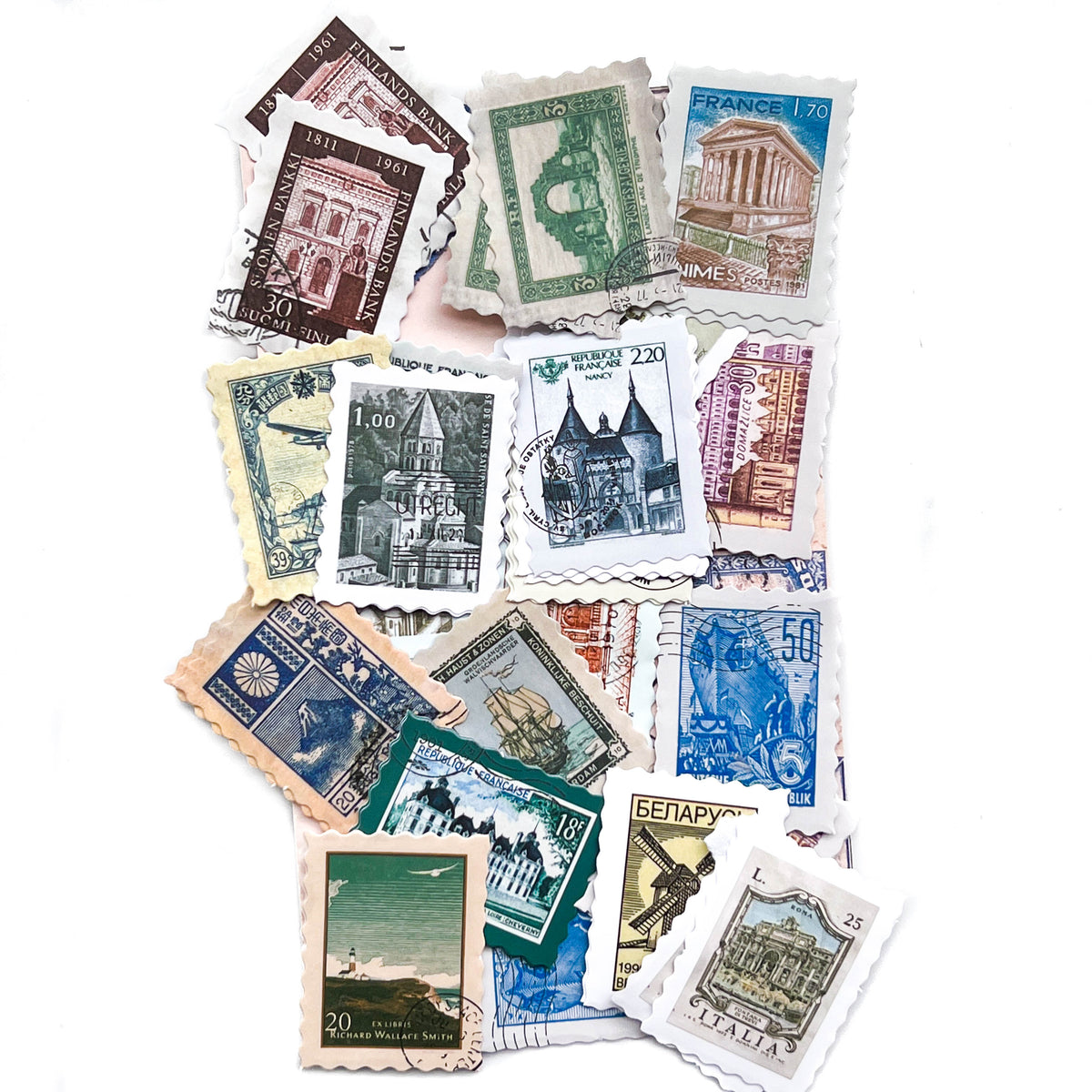 Journal Sticker Pack | World Stamps